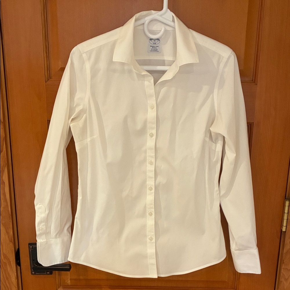 Brooks Brothers White Button-Down Shirt